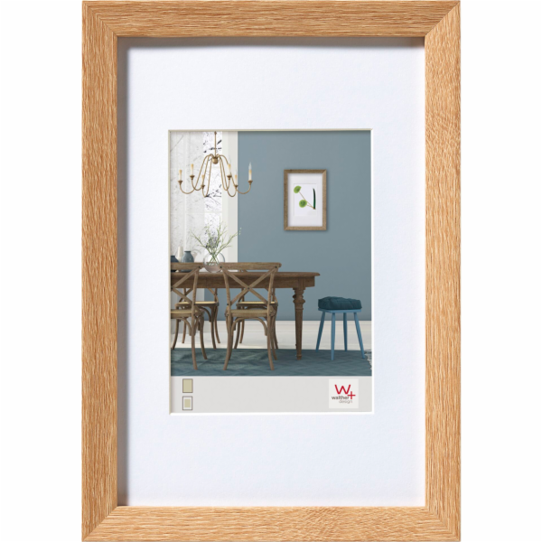 Walther Fiorito light oak 30x45 Wood incl. Passepartout E...