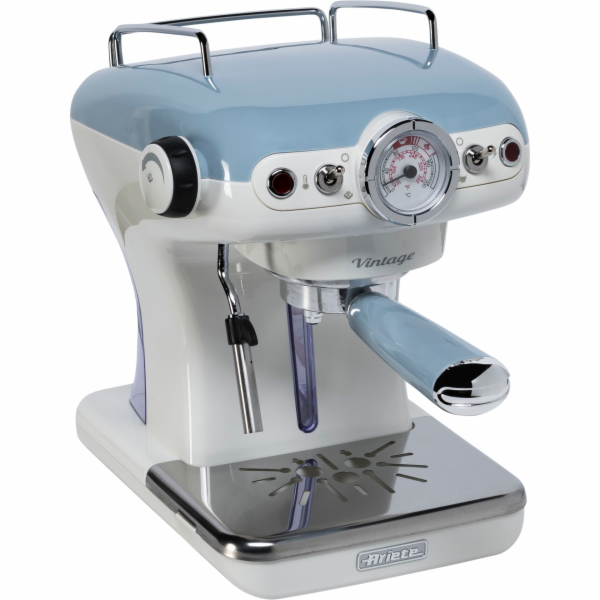 Ariete Vintage kávovar na Espresso, modrý