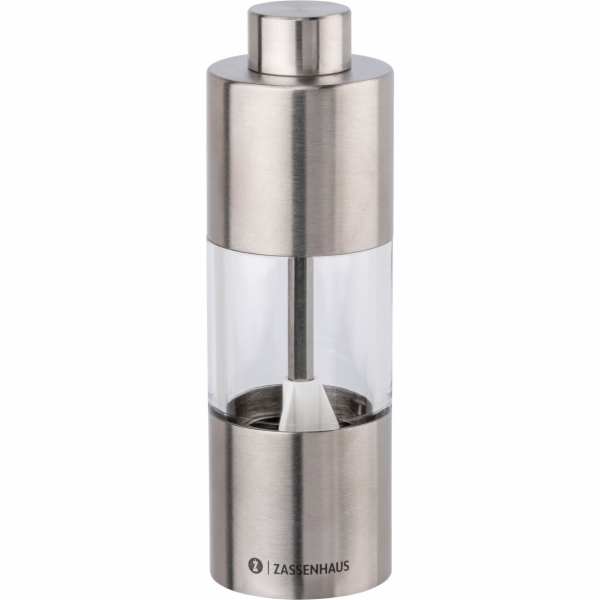 Zassenhaus salt mill  Mainz Inox/Acrylic Glass 14 cm
