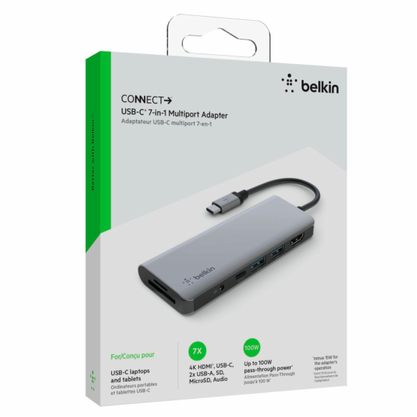 Belkin CONNECT USB-C 7v1 Multiport adaptér    AVC009btSGY