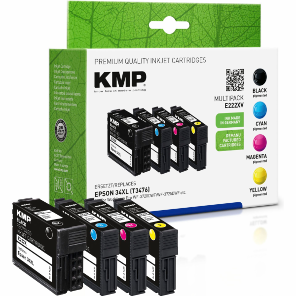 KMP E222XV Multipack BK/C/M/Y kompatibil. s Epson T 3476 XL