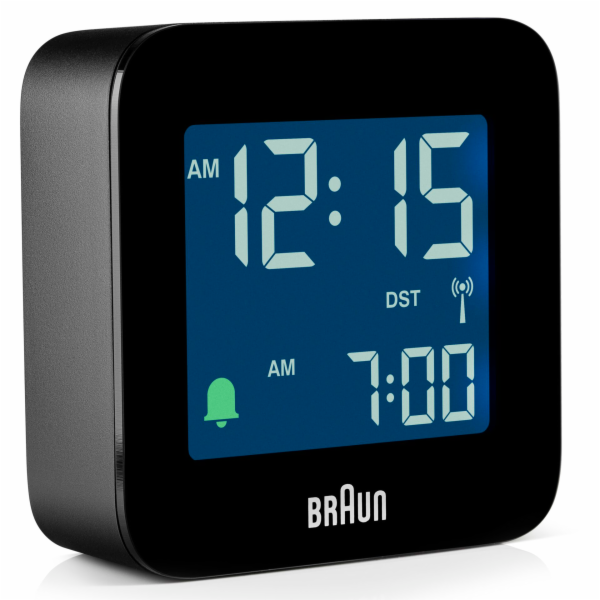Braun BC 08 B-DCF Rádio, Budík, černé 
