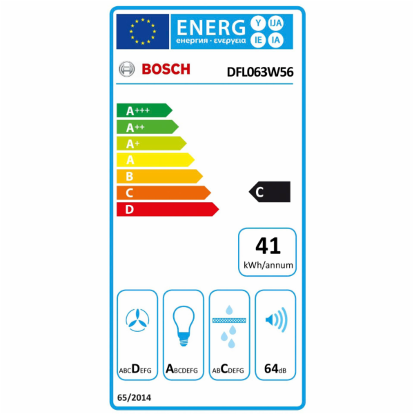 BOSCH DFL063W56 Teleskopický odsavač par