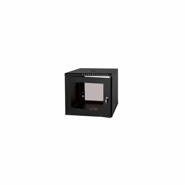 LEXI-Net 19" nástěnný rozvaděč Basic 9U 525x450, skleněné...