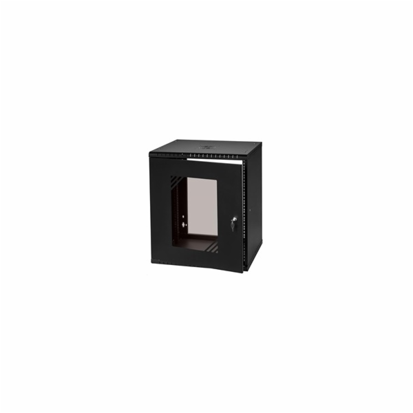 LEXI-Net 19" nástěnný rozvaděč Basic 12U 520x450, skleněn...