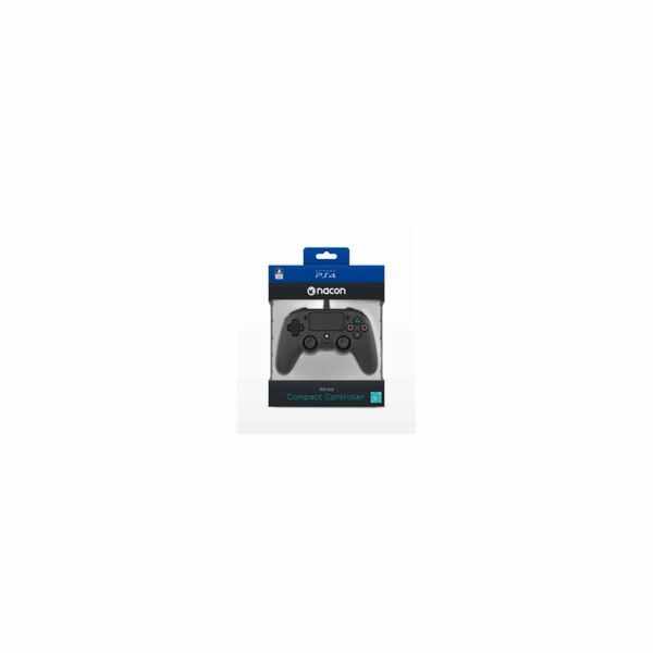 Nacon Wired Compact Controller, pro PS4, černý