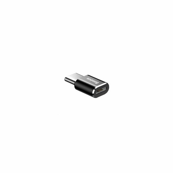Baseus adaptér USB-C samec na MicroUSB samice 2,4A, černá