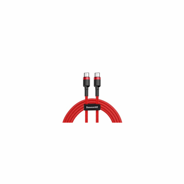 Baseus datový kabel Cafule USB-C/USB-C 1m PD2.0 60W červený