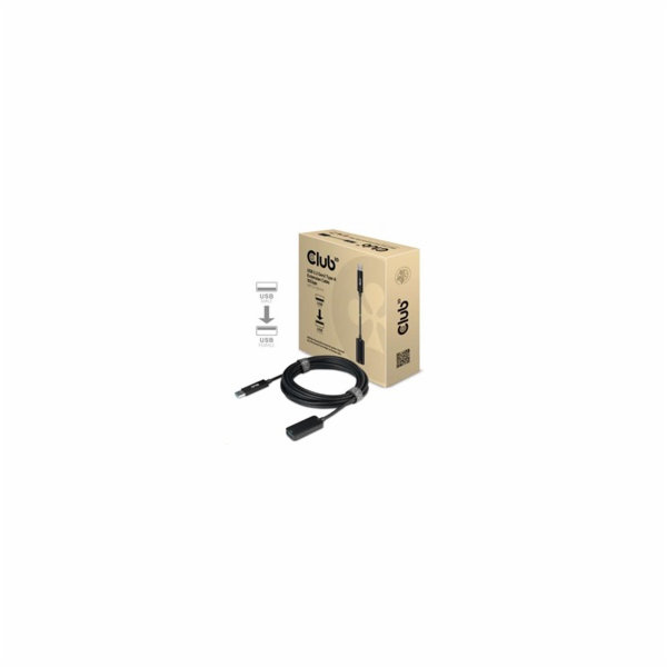Club3D Kabel prodlužovací USB 3.2 Gen2 (M/F) 10Gbps, 5m