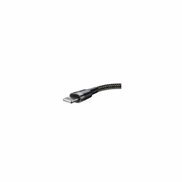 Baseus datový kabel Cafule Lightning 1m 2,4A šedo-černý