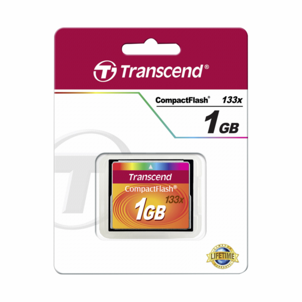 Paměťová karta TRANSCEND 1GB CF Card (133X)  compact flas...