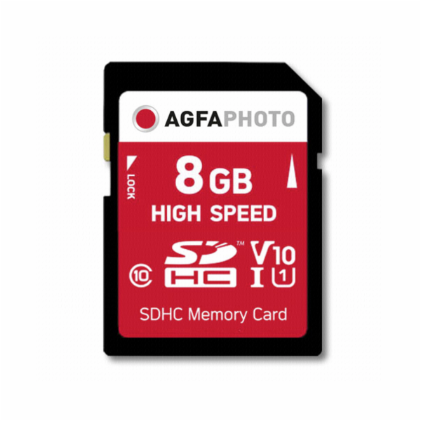 AgfaPhoto SDHC karta 8GB High Speed Class 10 UHS I