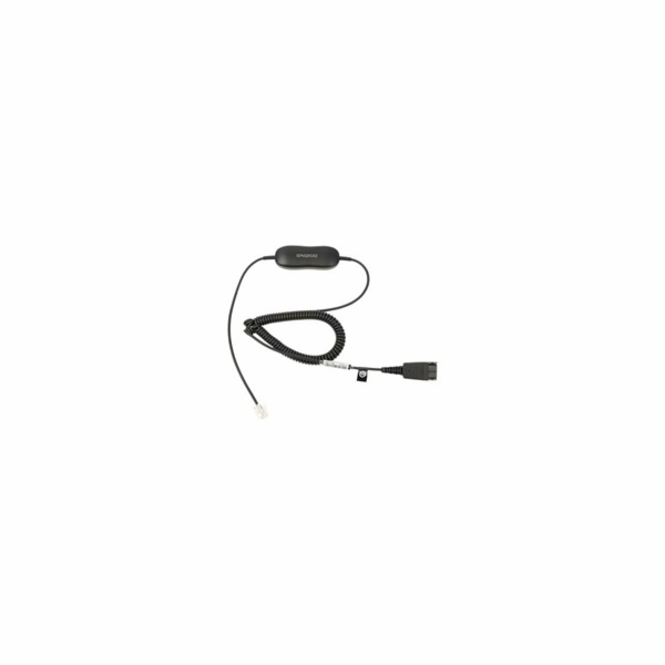 Jabra Smart Cord, QD-RJ9/10, 0,7-2m, coiled