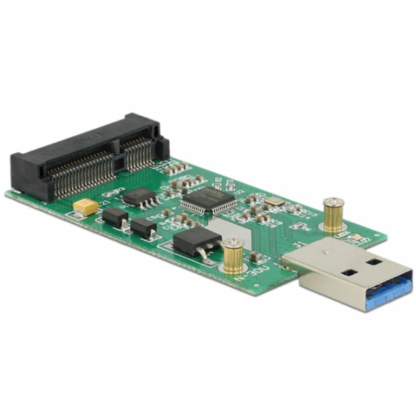 DeLOCK převodník USB 3.0 A samec -> mSATA