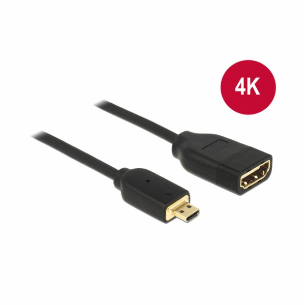 DeLOCK adaptérový kabel micro HDMI - HDMI 4K