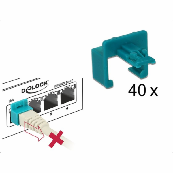 DeLOCK RJ45 Secure Clip, držák