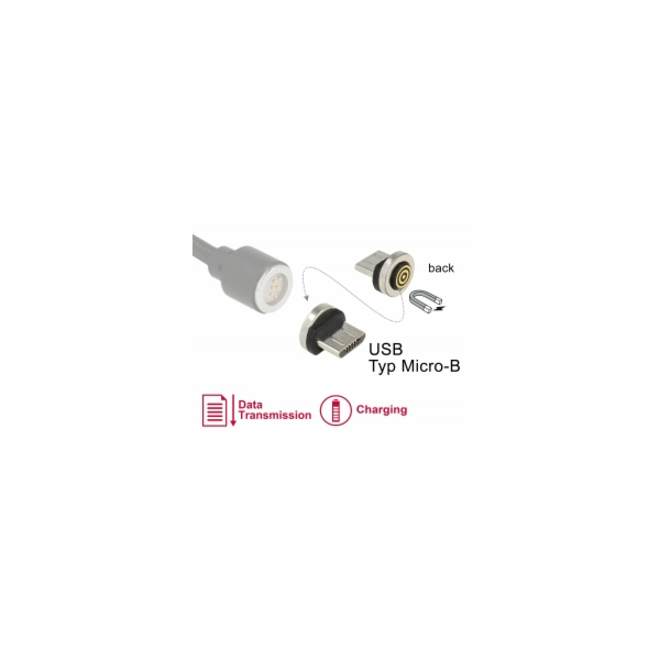 DeLOCK USB 2.0 adaptér, magnetický konektor > Micro-USB k...