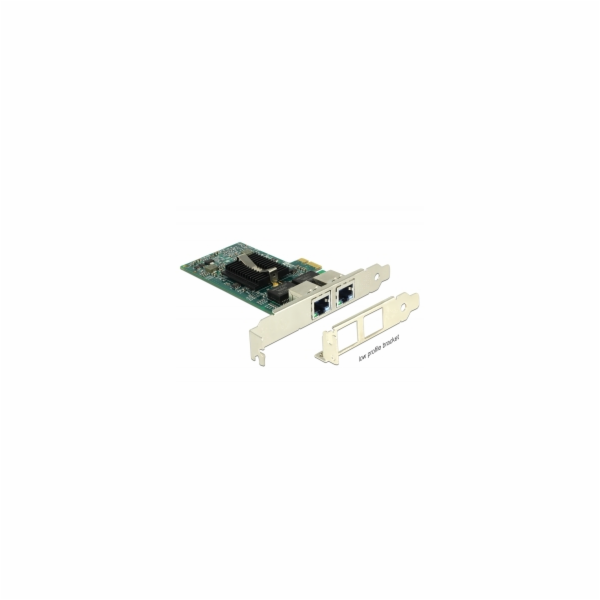 DeLOCK PCIe > 2 x Gigabit LAN, LAN adaptér