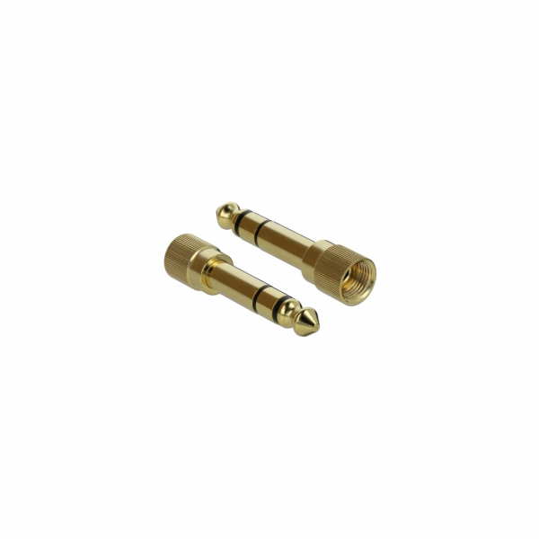DeLOCK adaptér 6,35mm zástrčka > 3,5mm 3kolíková zásuvka,...