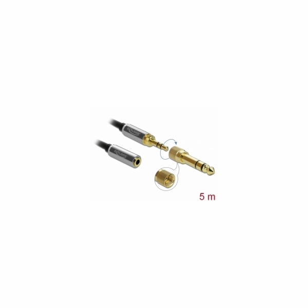 DeLOCK jack prodlužovací kabel 3,5mm 3kolíková zástrčka >...