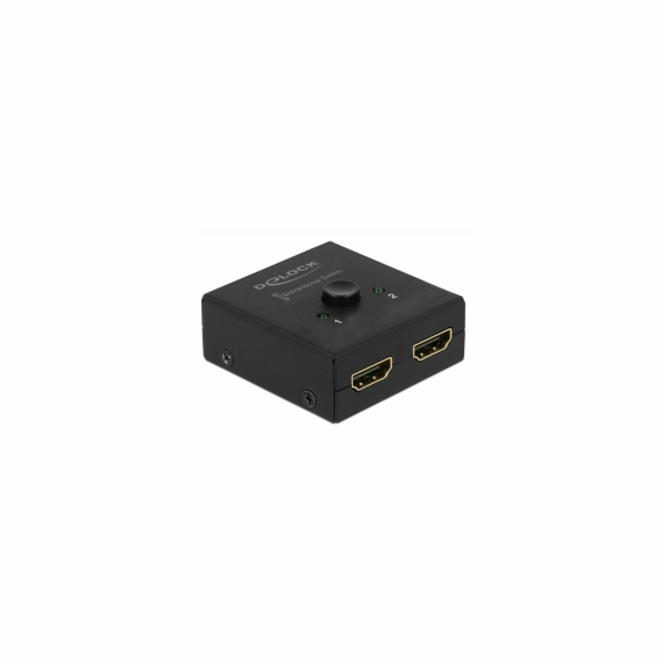 Delock HDMI 2 - 1 bidirectional 4K 60 Hz compact - Retail...