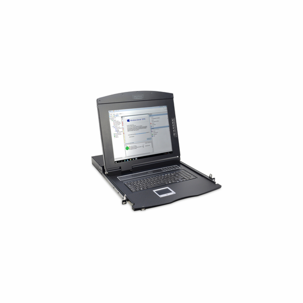 Digitus 19 KVM Console 17TFT 1Port, KVM Switch