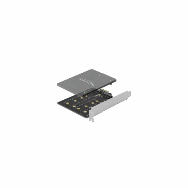 DeLOCK PCI Express x1 karta na 2 x interní M.2 Key B, ada...