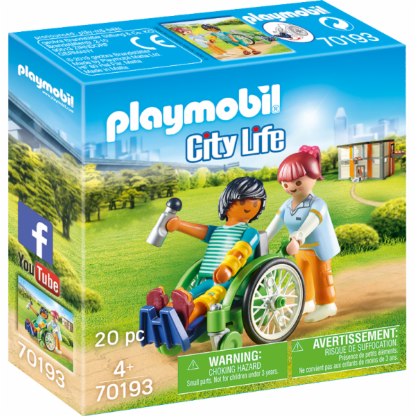 Playmobil 70193 Pacient na vozíku
