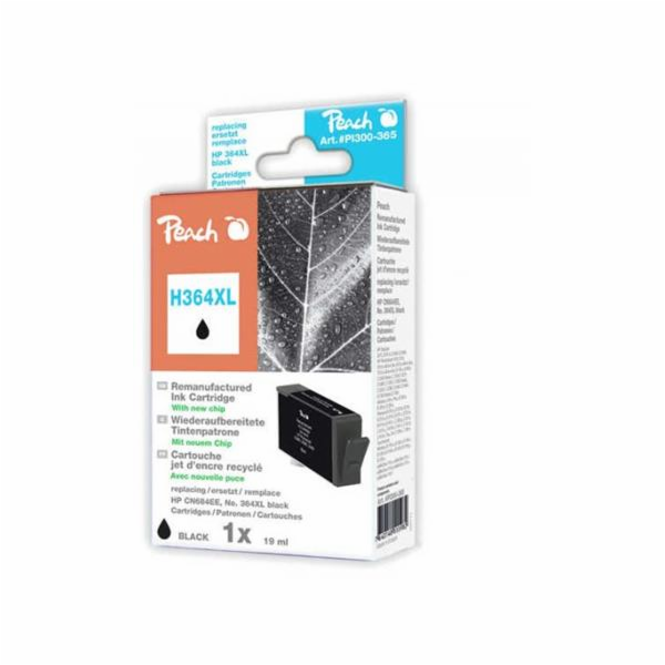 PEACH kompatibilní cartridge HP CN684EE, No. 364XL, 19ml,...