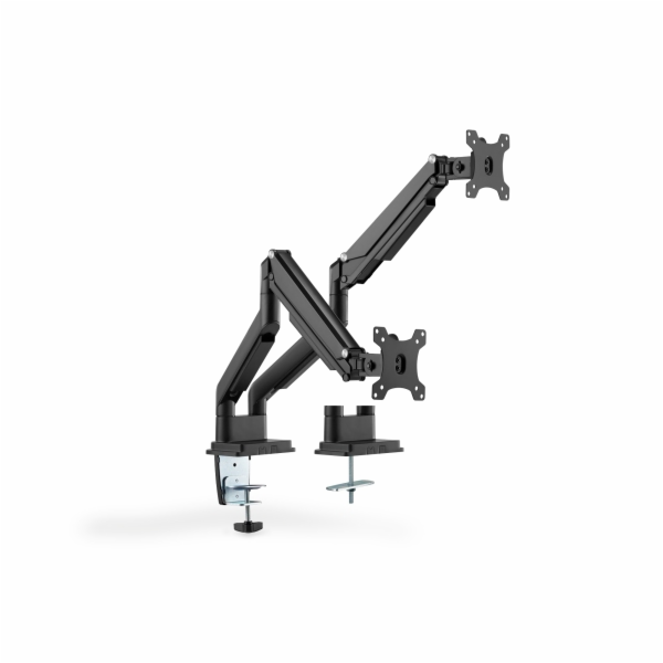 DIGITUS Uni. Dual Monitor Mount Gas Spring/Table Fixture ...
