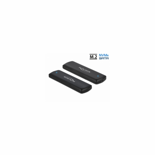 DeLOCK Externí kombinovaný kryt USB Type-C pro M.2 NVMe P...
