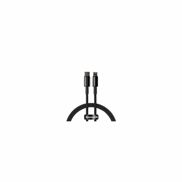 Kabel BASEUS USB TypeC M, Lightning M, 1m, černý CATLWJ-01