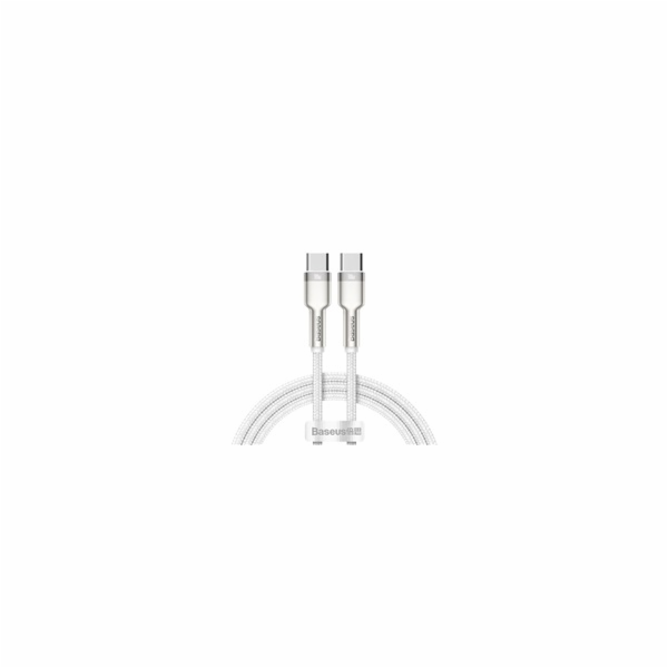Kabel USB-C na USB-C Baseus Cafule, 100W, 2m (bílý)