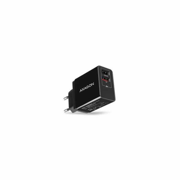 AXAGON ACU-QS24, QC & SMART nabíjačka do siete 24W, 2x po...