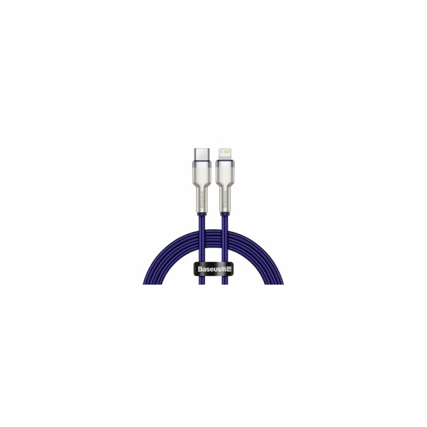 Kabel USB-C pro Lightning Baseus Cafule, PD, 20W, 1m (zel...