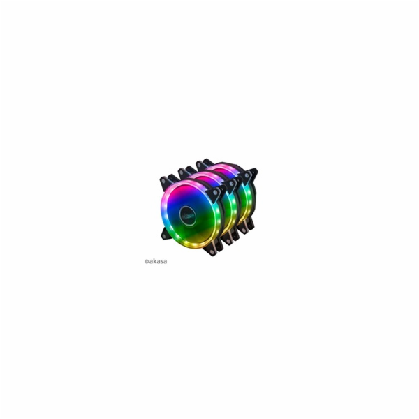 přídavný ventilátor Akasa Vegas AR7 LED 12 cm kit