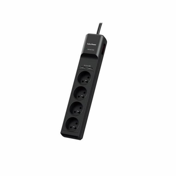 CyberPower Surge Buster P0420SUD0-FR 4 zásuvky, 2xUSB, 1....
