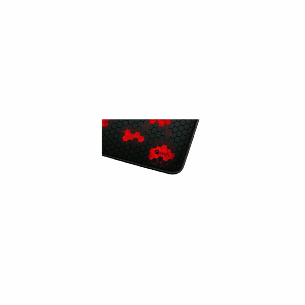 C-TECH herní podložka pod myš ANTHEA CYBER RED, 320x270x4...