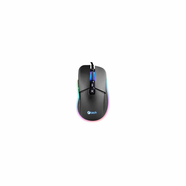 C-TECH herní myš Dawn, casual gaming, 6400 DPI, RGB podsv...