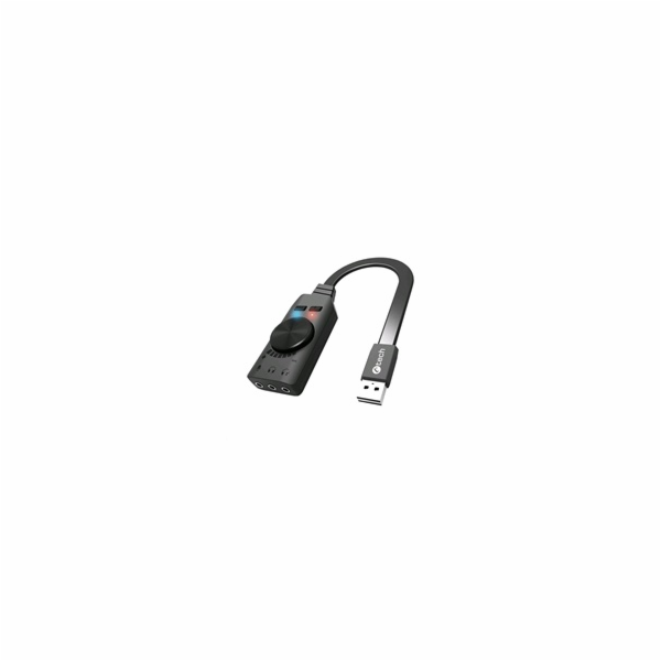 C-TECH Zvuková karta SC-7Q, 7.1 surround sound, audio switch