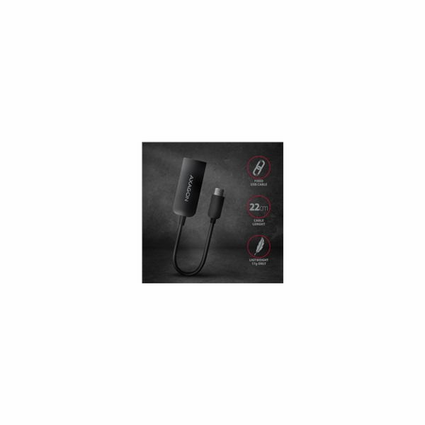 AXAGON RVC-DP, USB-C -> DisplayPort redukce / adaptér, 4K...