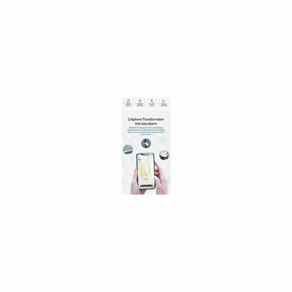 Inteligentní&nbsp;mini&nbsp;lokátor&nbsp;BluetoothT2&nbsp;rope&nbsp;White