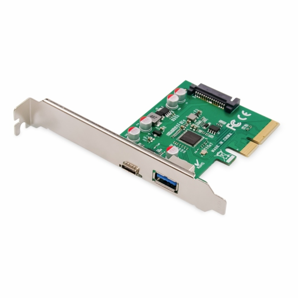 Digitus Karta PCIe, USB Type-C + USB Type-A až 10 GB / s