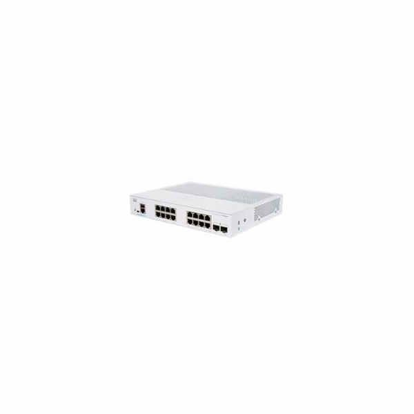 Cisco switch CBS350-16T-2G-EU (16xGbE,2xSFP,fanless)