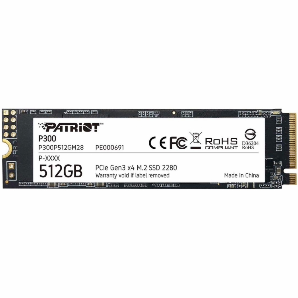 Patriot P300 512GB, P300P512GM28 SSD 512GB PATRIOT P300 M...