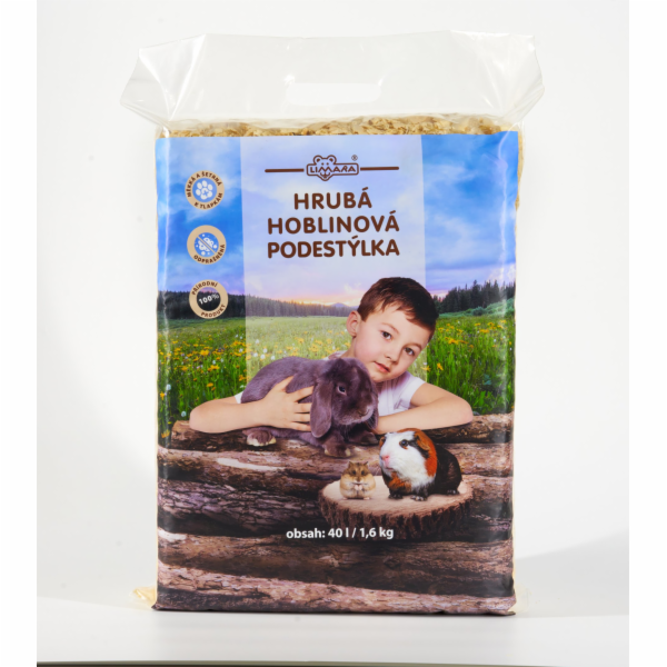 LIMARA Hrubá hoblinová podestýlka 40l/1,6Kg