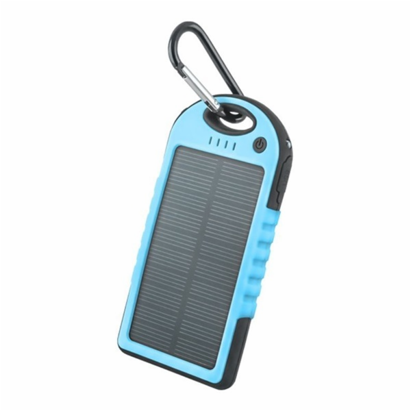Setty solární power banka 5000mAh modrá