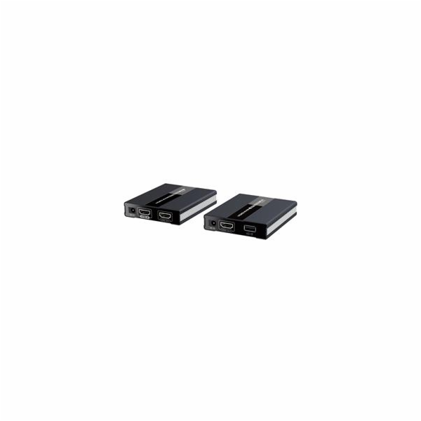 PREMIUMCORD HDMI extender s USB na 60m přes jeden kabel C...