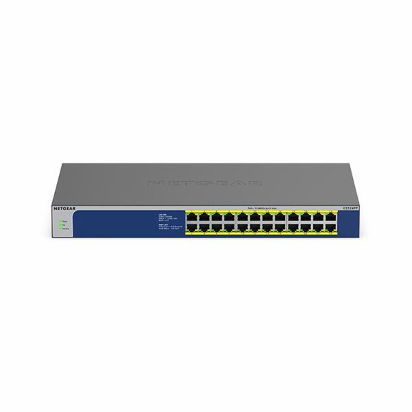 Netgear GS524PP, přepínač