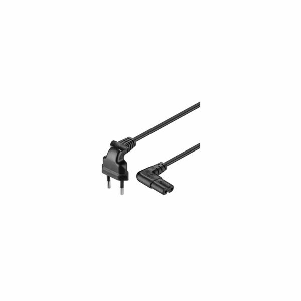Goobay napájecí kabel Rohový EURO rádiový napájecí kabel ...